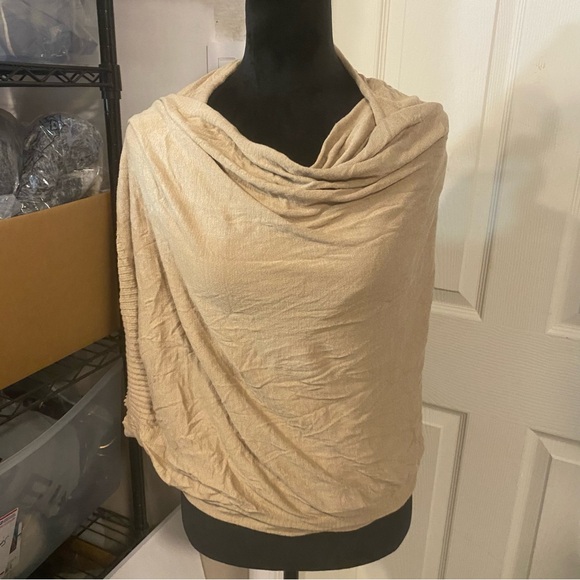 IMÁN Scarf Wrap Cotton Jersey Shirt Fabric OS Women’s Shawl - Picture 11 of 11